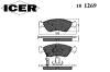 ICER 181269 Brake Pad Set, disc brake