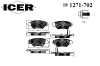 ICER 181271-702 (181271702) Brake Pad Set, disc brake