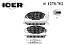 ICER 181278-702 (181278702) Brake Pad Set, disc brake