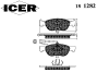 ICER 181282 Brake Pad Set, disc brake