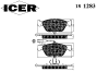 ICER 181283 Brake Pad Set, disc brake