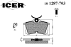 ICER 181287-703 (181287703) Brake Pad Set, disc brake