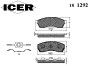 ICER 181292 Brake Pad Set, disc brake
