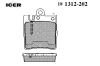 ICER 181312-202 (181312202) Brake Pad Set, disc brake