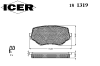 ICER 181319 Brake Pad Set, disc brake