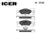 ICER 181344 Brake Pad Set, disc brake