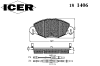 ICER 181406 Brake Pad Set, disc brake