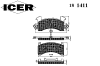 ICER 181411 Brake Pad Set, disc brake