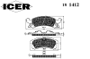 ICER 181412 Brake Pad Set, disc brake