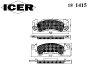 ICER 181415 Brake Pad Set, disc brake