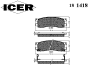 ICER 181418 Brake Pad Set, disc brake