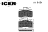 ICER 181424 Brake Pad Set, disc brake