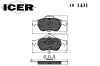 ICER 181431 Brake Pad Set, disc brake
