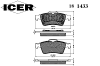 ICER 181433 Brake Pad Set, disc brake