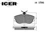 ICER 181506 Brake Pad Set, disc brake