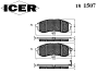ICER 181507 Brake Pad Set, disc brake