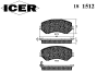 ICER 181512 Brake Pad Set, disc brake