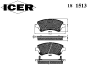 ICER 181513 Brake Pad Set, disc brake