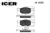 ICER 181532 Brake Pad Set, disc brake