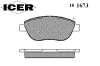 ICER 181673 Brake Pad Set, disc brake