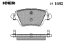 ICER 181682 Brake Pad Set, disc brake