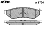 ICER 181726 Brake Pad Set, disc brake
