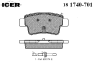 ICER 181740-701 (181740701) Brake Pad Set, disc brake