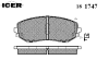 ICER 181747 Brake Pad Set, disc brake