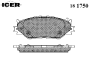 ICER 181750 Brake Pad Set, disc brake