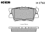 ICER 181761 Brake Pad Set, disc brake