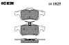 ICER 181825 Brake Pad Set, disc brake