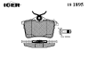 ICER 181895 Brake Pad Set, disc brake