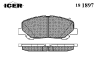 ICER 181897 Brake Pad Set, disc brake