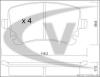 VAICO V10-8188 (V108188) Brake Pad Set, disc brake