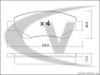 VAICO V22-0092 (V220092) Brake Pad Set, disc brake