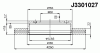 NIPPARTS J3301027 Brake Disc