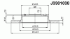 NIPPARTS J3301038 Brake Disc