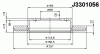 NIPPARTS J3301056 Brake Disc