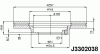 NIPPARTS J3302038 Brake Disc