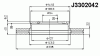 NIPPARTS J3302042 Brake Disc