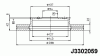 NIPPARTS J3302059 Brake Disc