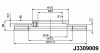 NIPPARTS J3309009 Brake Disc