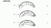 NIPPARTS J3501043 Brake Shoe Set