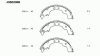 NIPPARTS J3502068 Brake Shoe Set
