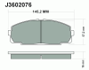 NIPPARTS J3602076 Brake Pad Set, disc brake