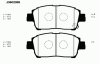 NIPPARTS J3602088 Brake Pad Set, disc brake