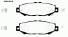 NIPPARTS J3612016 Brake Pad Set, disc brake