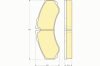 GIRLING 6113459 Brake Pad Set, disc brake