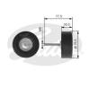 GATES T36198 Deflection/Guide Pulley, v-ribbed belt