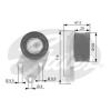 GATES T43039 Tensioner Pulley, timing belt